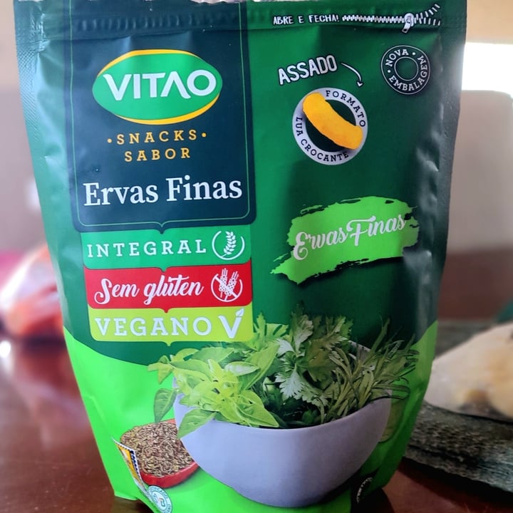 photo of VITAO Snacks sabor Ervas finas shared by @anyveggie on  20 Nov 2022 - review