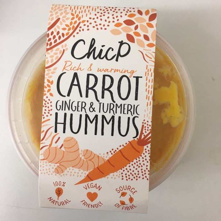 photo of ChicP Carrot, Ginger & Turmeric Hummus shared by @valedv on  25 Oct 2022 - review