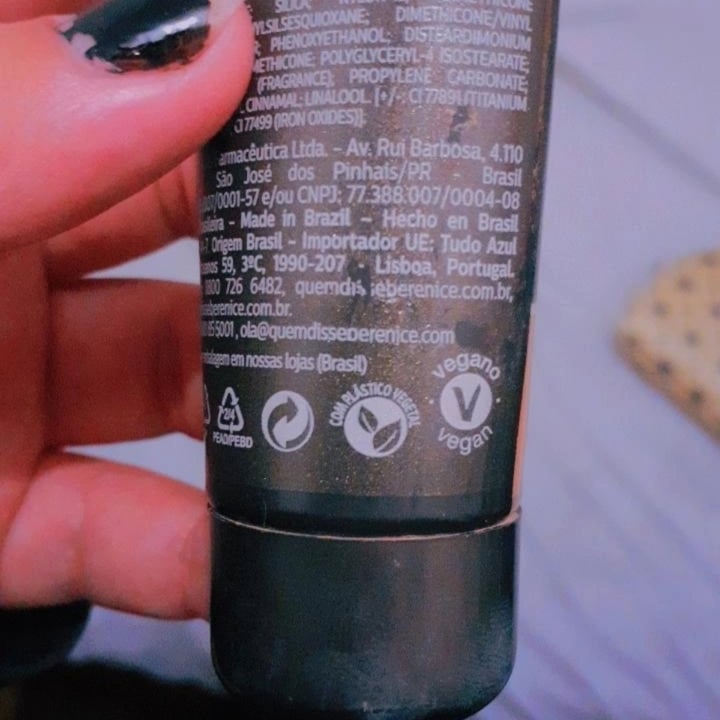 photo of Quem Disse Berenice  Base matte líquida shared by @rafaveg on  11 Sep 2021 - review