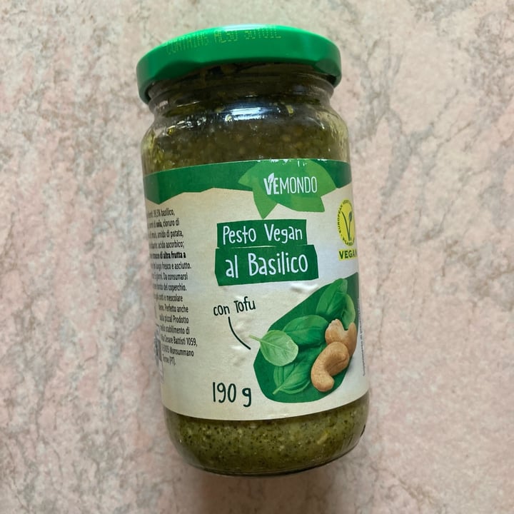 review photo of Vemondo Pesto Vegano shared by @alessandrozucca on 23 Aug 2022 - review