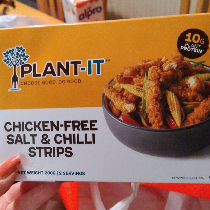 photo of Plant-It Chicken-Free Salt and Chilli Strips shared by @lauradennehy on  05 Apr 2022 - review
