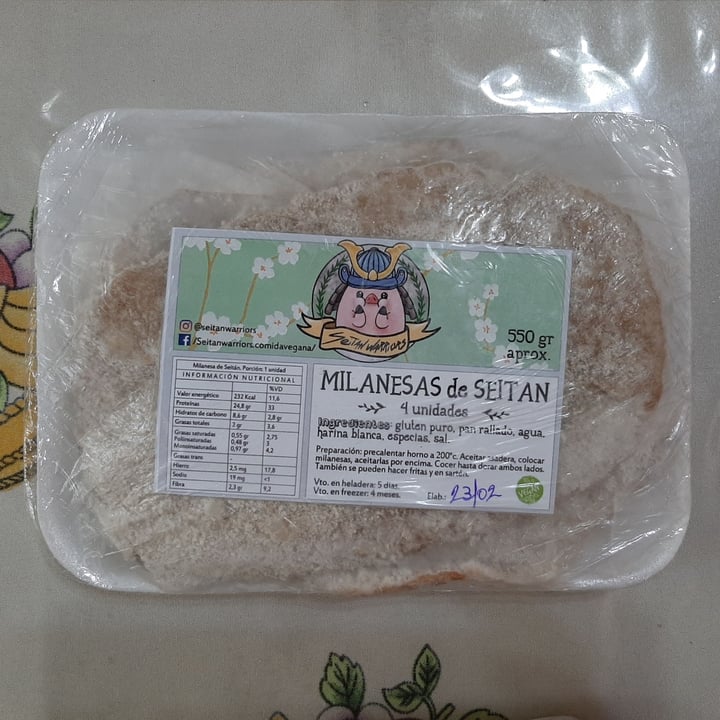 review photo of Seitan Warriors Milanesas De Seitan shared by @agusmar on 06 Apr 2021 - review