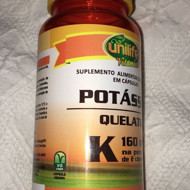 photo of Unilife Vitamins potassio unilife shared by @ymrg on  08 May 2022 - review