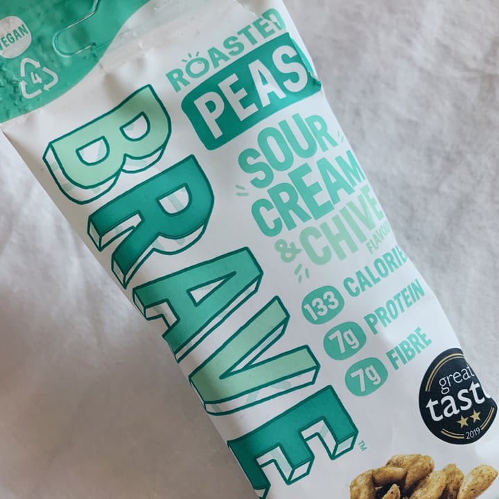 review photo of Brave Roasted peas sour cream and chive shared by @grumpie on 18 Feb 2021 - review