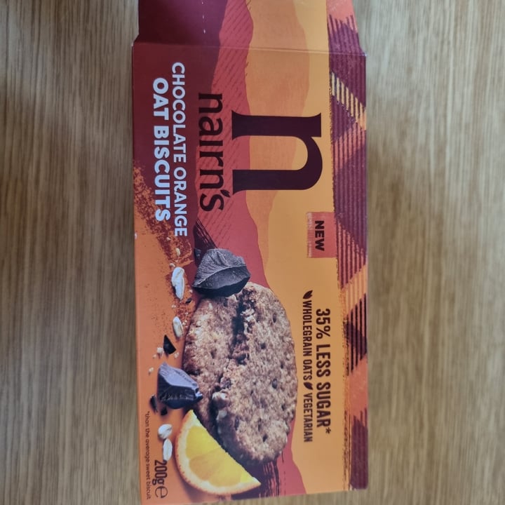 photo of Nairn's chocolate orange oat biscuits shared by @tashlalloo on  04 Jun 2022 - review