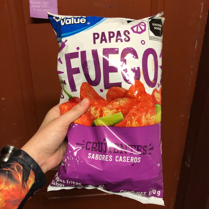 photo of Great Value  Papas Fuego shared by @vegannorteno on  12 Feb 2021 - review