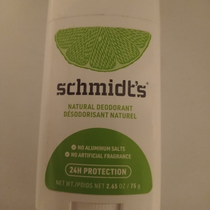 photo of Schmidt's Bergamot + Lime Natural Deodorant Stick shared by @decoy on  23 Oct 2022 - review