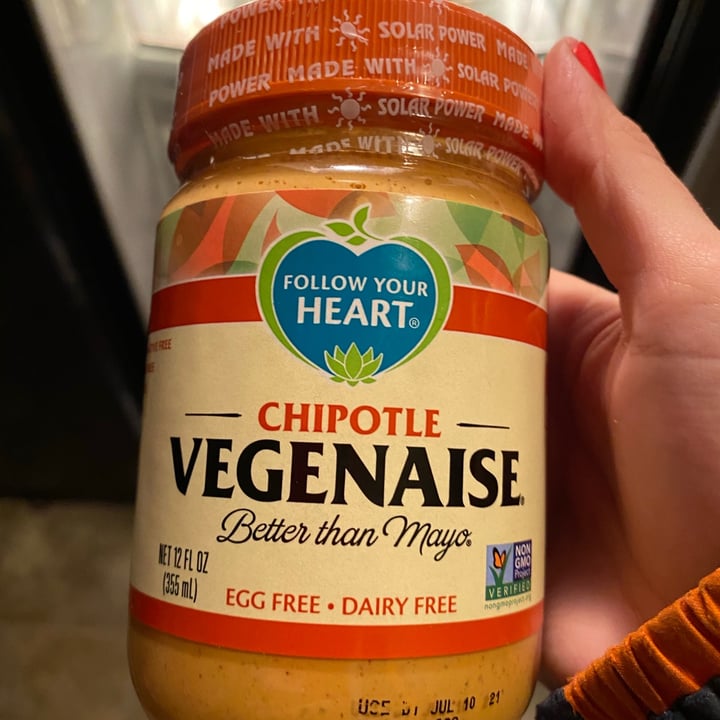 review photo of Follow Your Heart Chipotle Vegenaise shared by @kitkas on 10 Jan 2021 - review