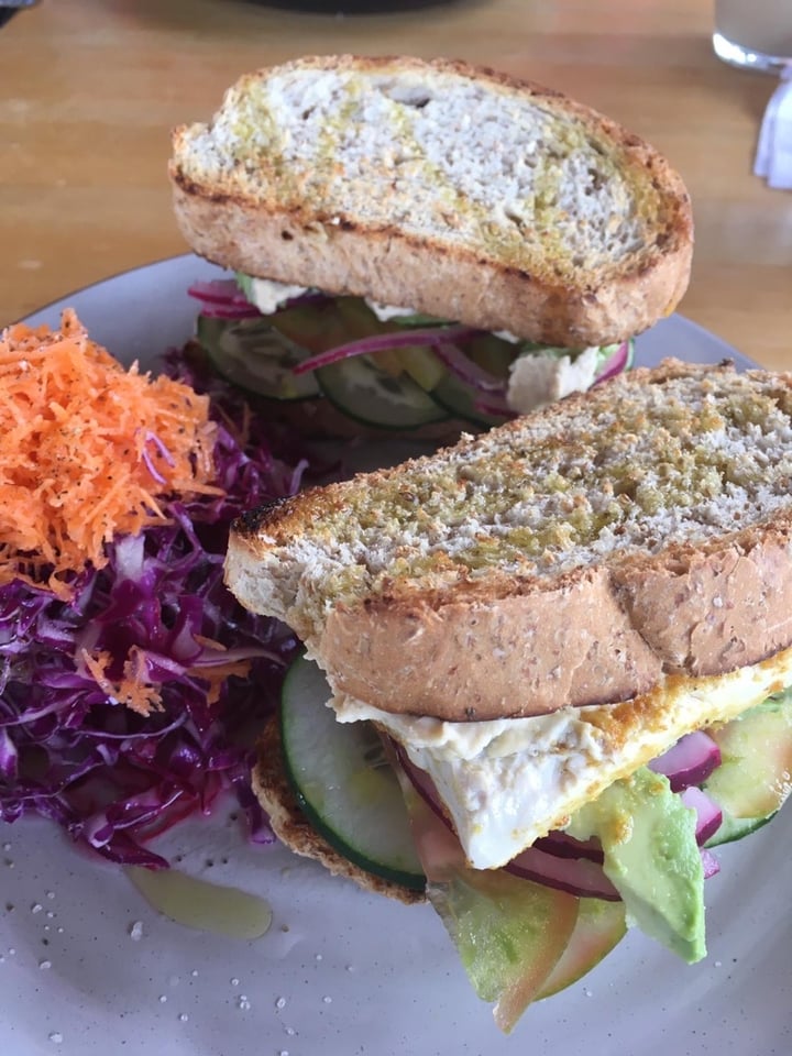 photo of Puerto&Co - Coworking Space and Vegan Cafe Warrior Sandwich shared by @veganosaventureros on  14 Jan 2020 - review