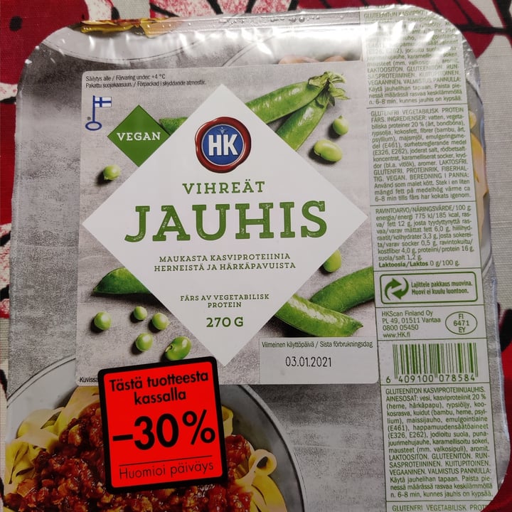 review photo of HK Vihreät Jauhis shared by @kaukahiiri on 02 Jan 2021 - review