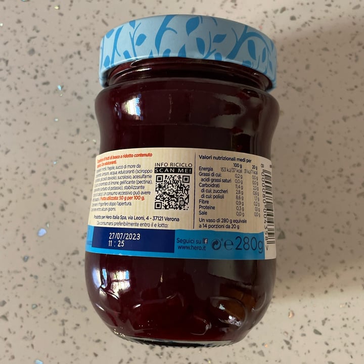 photo of Hero Light Hero light Frutti di bosco shared by @laceliacavegana on  11 Jul 2022 - review