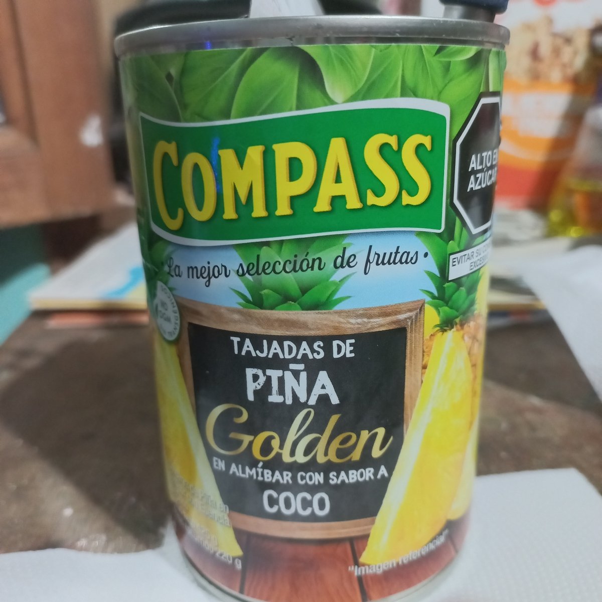 Tajadas de Piña en almibar de coco from Compass - Vegan Product Reviews ...