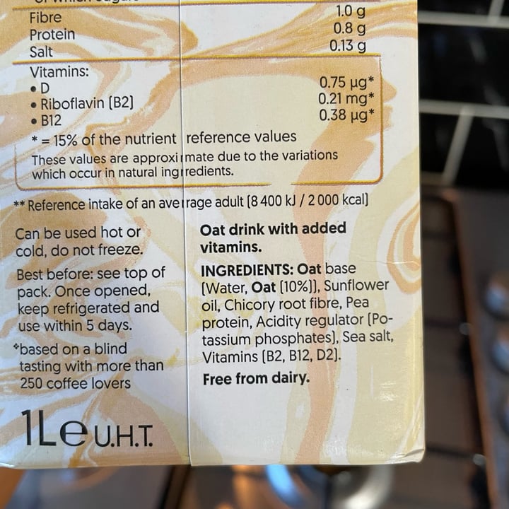 photo of Alpro Barista Oat Milk shared by @southernveganupnorth on  14 Mar 2022 - review