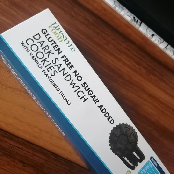 review photo of Lifestyle Food Gluten-free Dark Sugar Free Sandwich Cookies shared by @leandri-k on 26 May 2022 - review