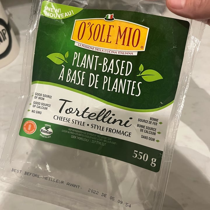 review photo of O'sole mio Vegan Cheese Tortellini shared by @kavirac on 12 Dec 2022 - review