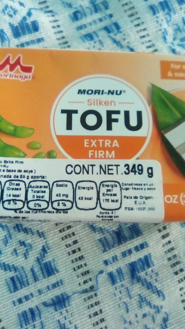 photo of Morinaga Silken Tofu Extra Firm shared by @juanalfredojimenez on  15 Dec 2019 - review