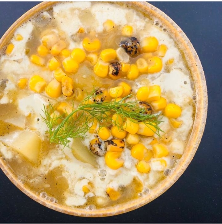 photo of Root to Rise Kitchen Elote Corn Chowder shared by @mnvegan on  04 Apr 2020 - review