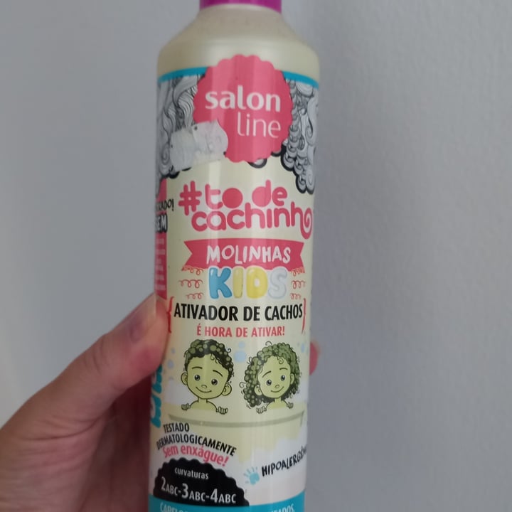 review photo of Salon line Ativador De Cachos Tô De Cachinhos Molinha Kids shared by @paulasmsouza on 09 May 2022 - review