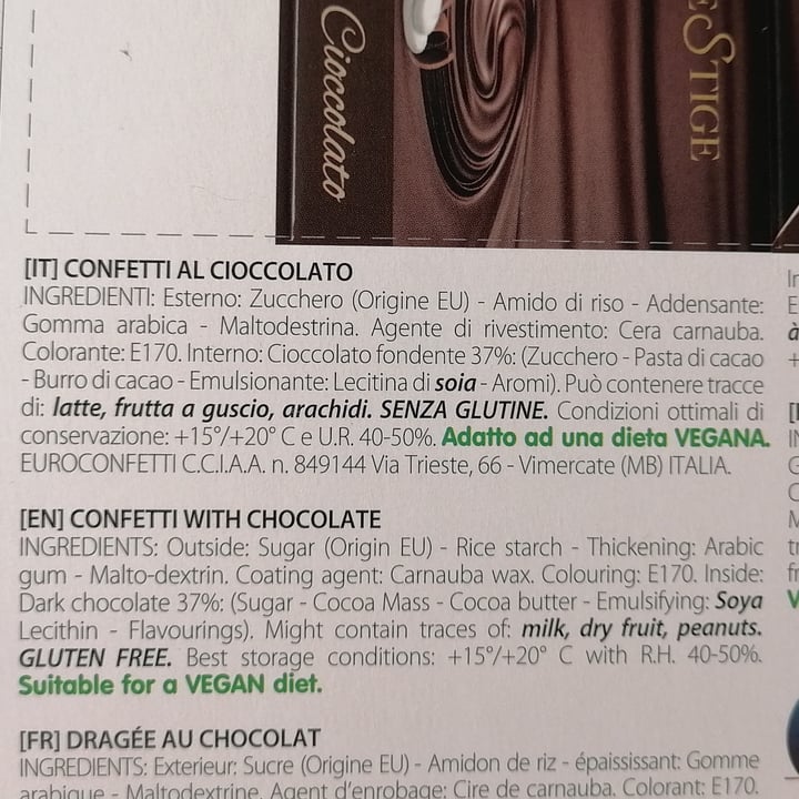 photo of Prestige Confetti Al Cioccolato shared by @sarotula on  11 Nov 2022 - review