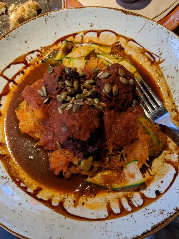 photo of Lazy Dog Restaurant & Bar Spaghetti squash and beetballs shared by @chazzaw on  29 Jan 2020 - review