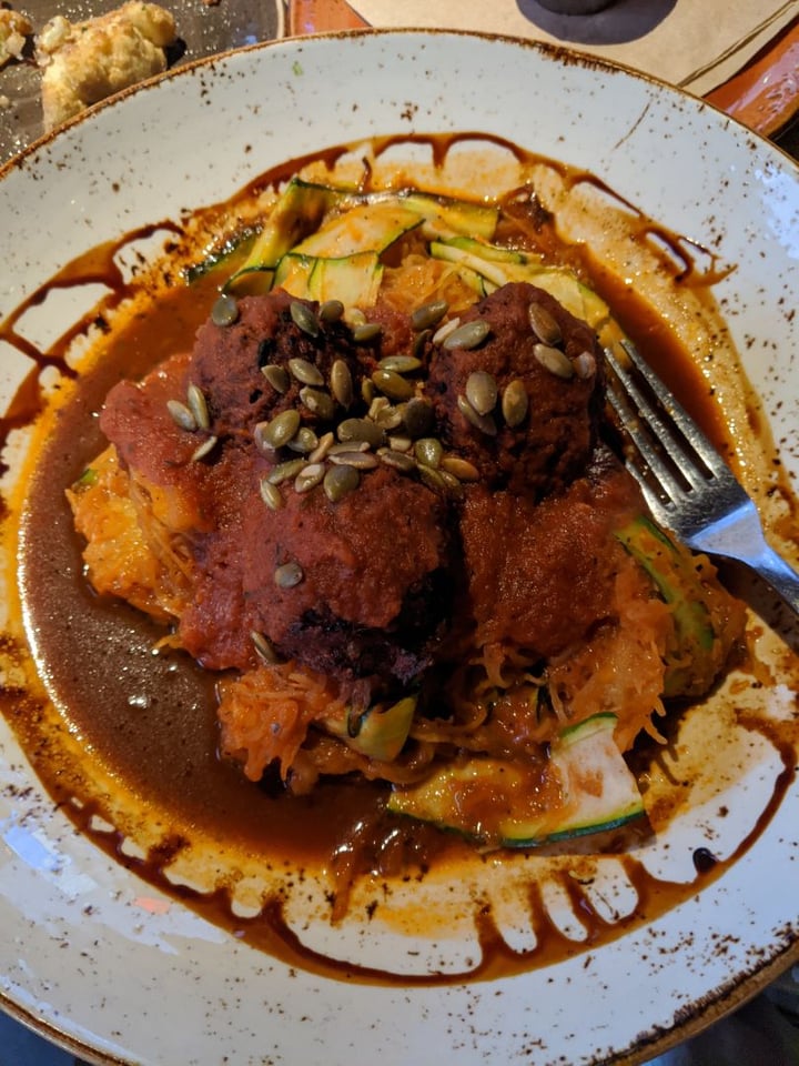 photo of Lazy Dog Restaurant & Bar Spaghetti squash and beetballs shared by @chazzaw on  29 Jan 2020 - review