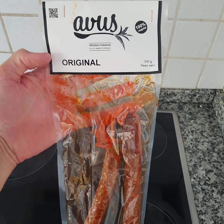 photo of Avus Chorizo vegetal Original shared by @matthewmkr on  21 Oct 2021 - review