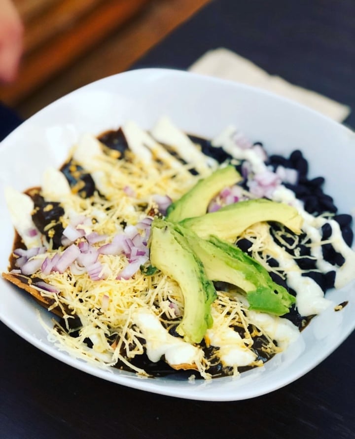 photo of Vegamo MX Chilaquiles De Mole shared by @michtamy on  23 Mar 2020 - review