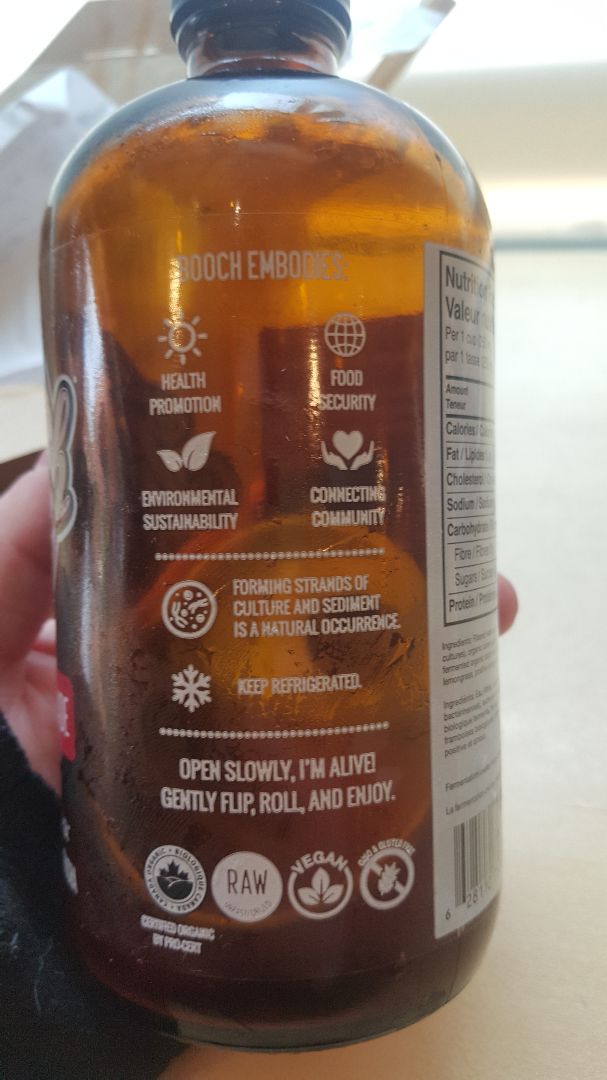 photo of Booch Organic Kombucha Raspberry Lemonade shared by @abstractauras on  25 May 2019 - review