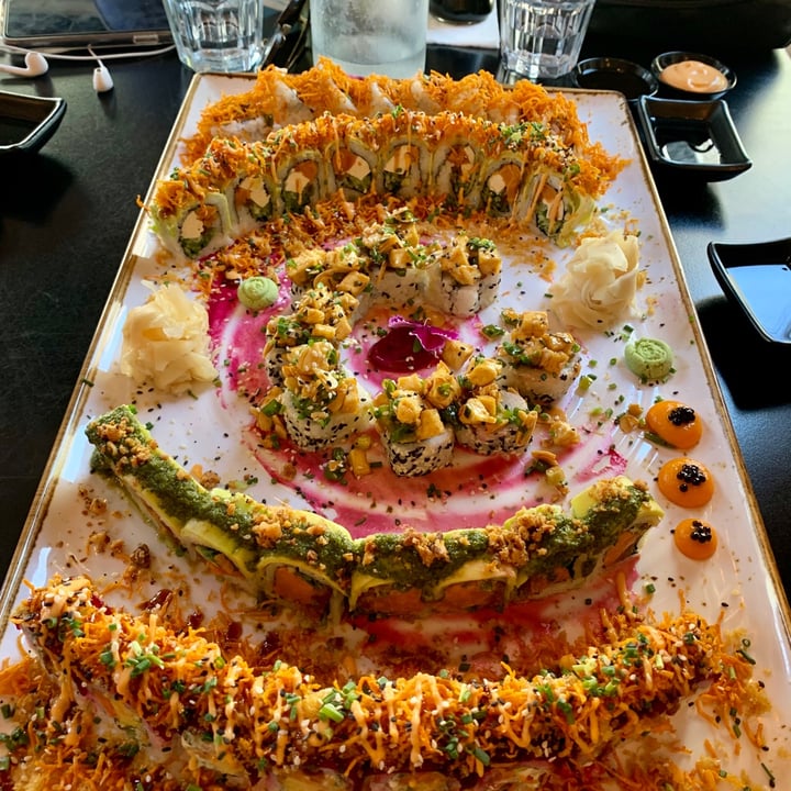 photo of The Green Roll Vegan sushi shared by @forrestmck on  23 Dec 2020 - review