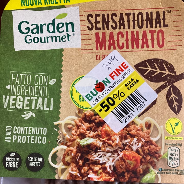 photo of Garden Gourmet Macinato vegetale shared by @aminacarli on  10 Nov 2022 - review