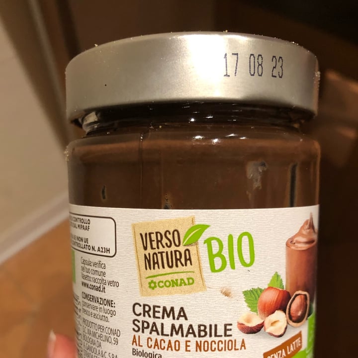 review photo of Verso Natura Conad Veg Crema Spalmabile Al Cacao E Nocciola Biologica shared by @sissiii on 28 Mar 2022 - review