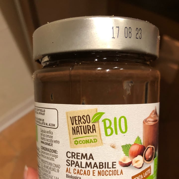 photo of Verso Natura Conad Veg Crema Spalmabile Al Cacao E Nocciola Biologica shared by @sissiii on  28 Mar 2022 - review