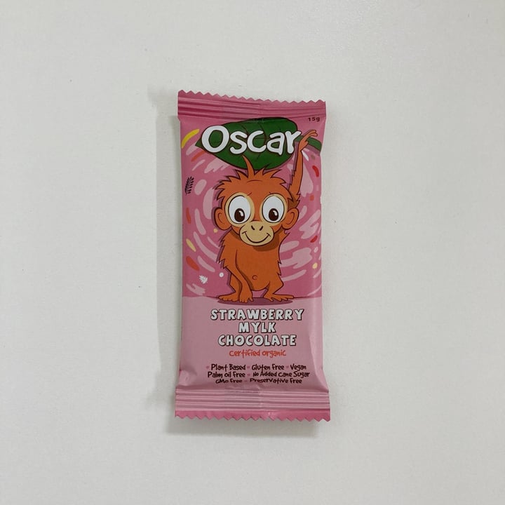 photo of The Chocolate Yogi Oscar Strawberry Mylk Chocolate shared by @allywally on  22 Feb 2021 - review