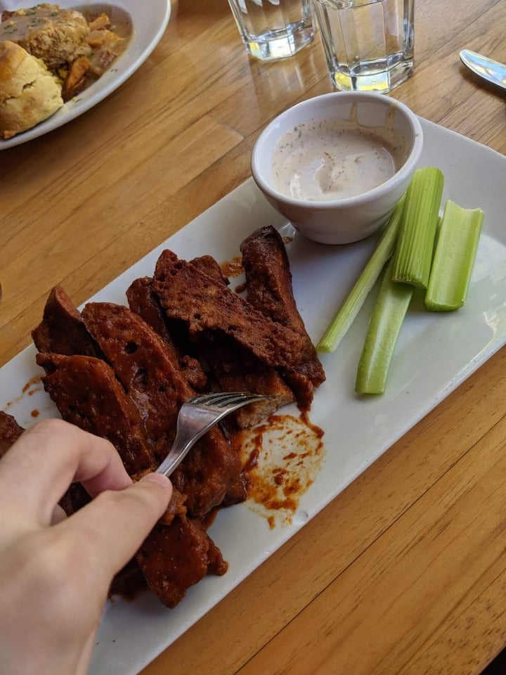photo of Watercourse Foods Buffalo Seitan Wings shared by @hfotwth on  10 Jun 2019 - review