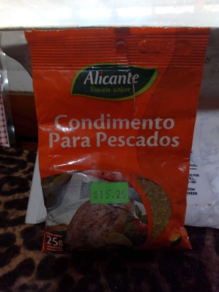photo of Alicante condimento para pescados shared by @nikolas on  05 Jan 2020 - review