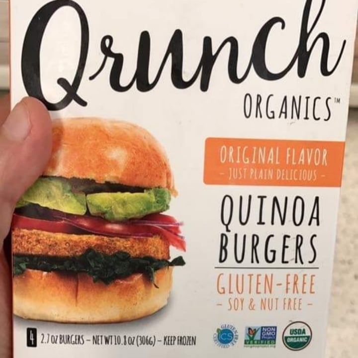 photo of Qrunch Organics Quinoa Burgers shared by @bettyska on  09 Feb 2021 - review