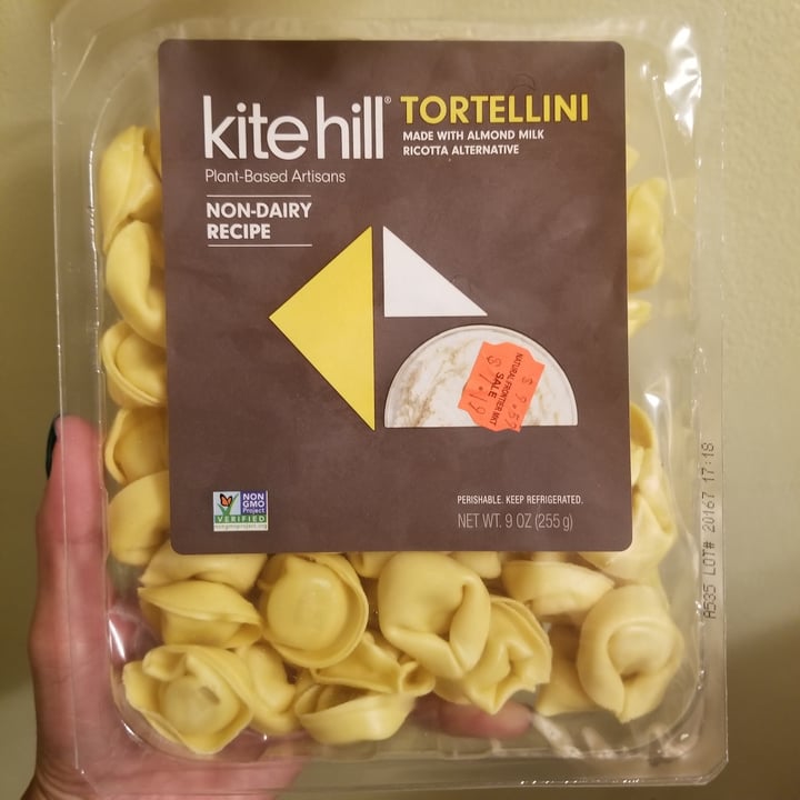 photo of Kite Hill Tortellini with Almond Milk Ricotta Alternative shared by @tracyrocks on  08 Nov 2020 - review