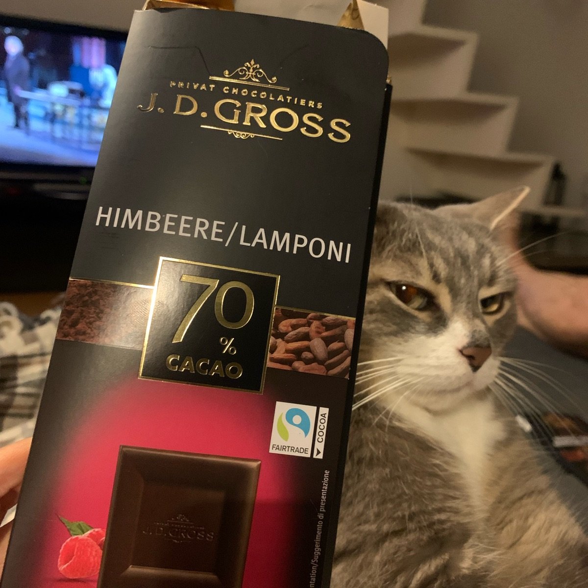 J. D. Gross Cioccolato fondente 70% con lamponi Reviews | abillion