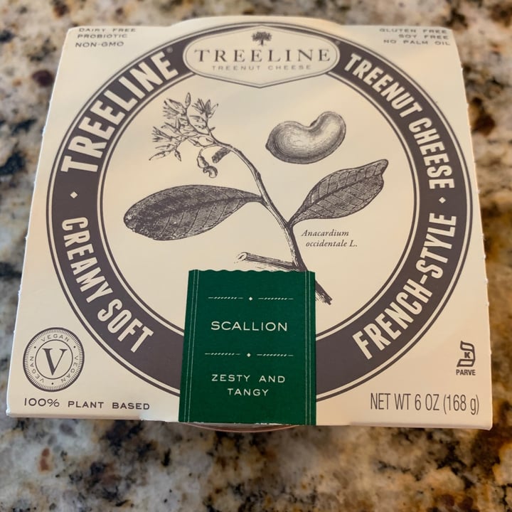 photo of Treeline Cheese Scallion French Style Treenut Cheese shared by @purposedrivenhealth on  26 Aug 2020 - review