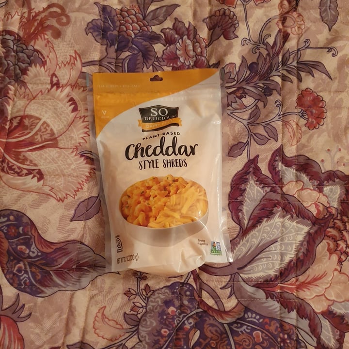 photo of So Delicious Dairy Free Cheddar Flavored Shreds shared by @paniwilson on  17 Oct 2021 - review