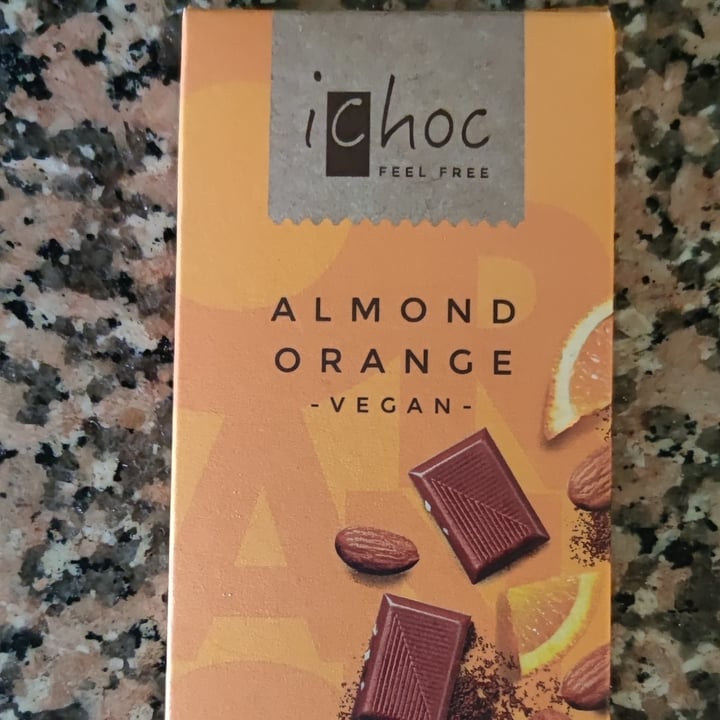 photo of iChoc Almond Orange Vegan Chocolate shared by @milevegan on  08 Mar 2021 - review