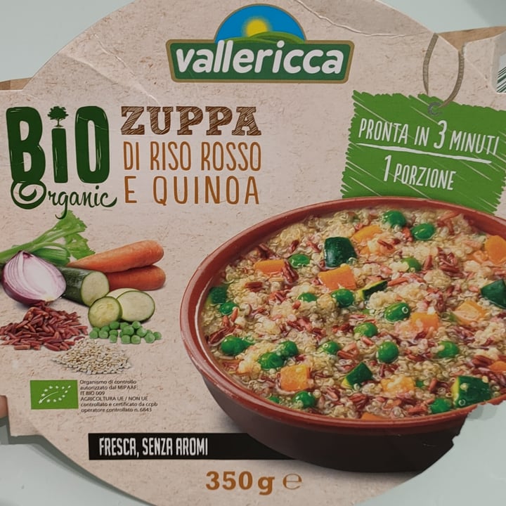 photo of Vallericca Bio zuppa di riso rosso e quinoa shared by @noemii on  01 Apr 2022 - review