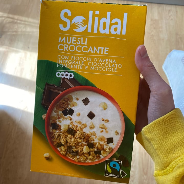 photo of Solidal coop Muesli Croccante Fiocchi D'avena Cioccolato E Nocciole shared by @nothingbutme on  13 Apr 2022 - review