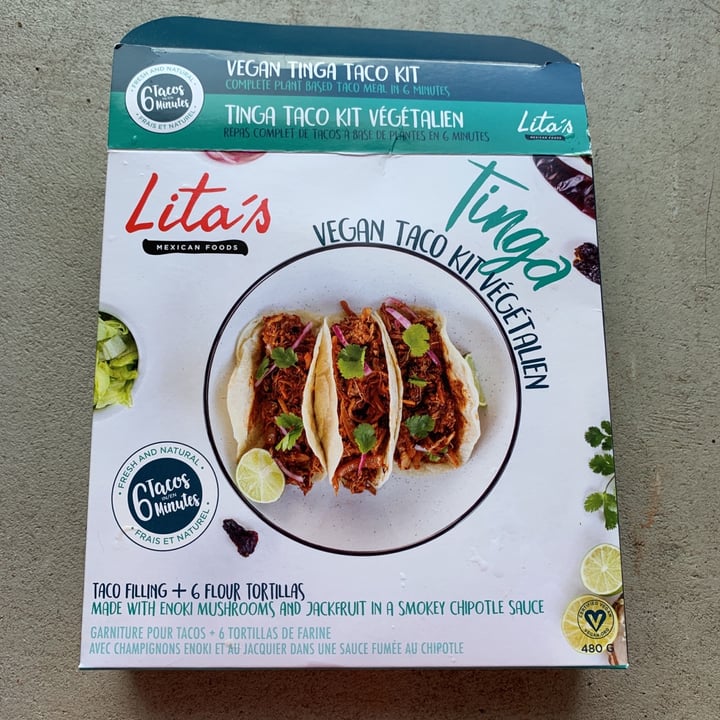 review photo of Lita’s Mexican Foods Tinga vegan taco Kit shared by @pheebs on 15 Jun 2021 - review
