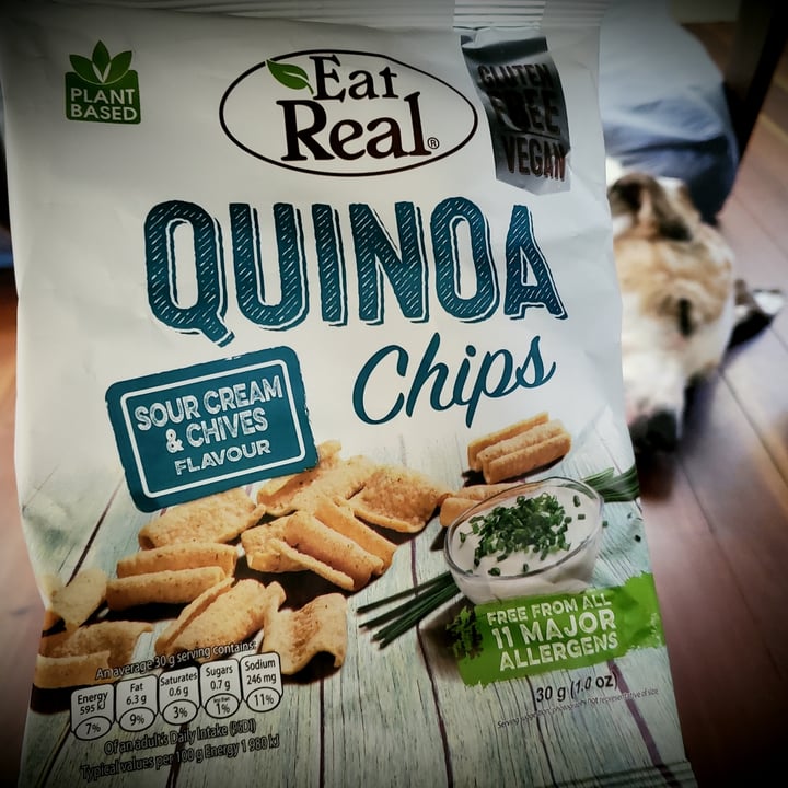 photo of Eat Real quinoa sour cream chives shared by @itsjustmel on  16 Feb 2022 - review