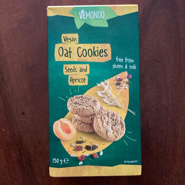 photo of Vemondo Vegan Oat Cookies Seeds and Apricot shared by @frip on  12 Dec 2021 - review