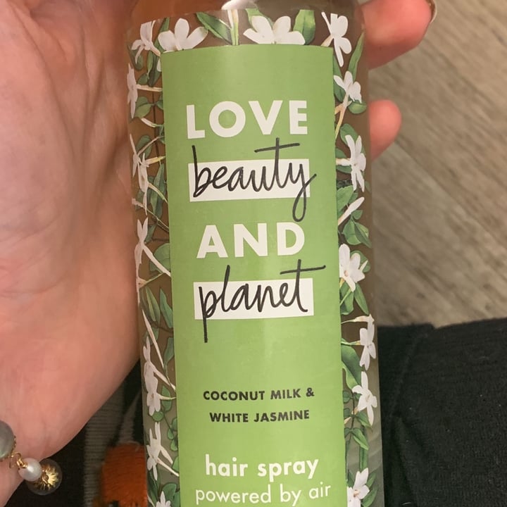 review photo of Love Beauty and Planet Hair Spray shared by @tschouten on 09 Apr 2022 - review