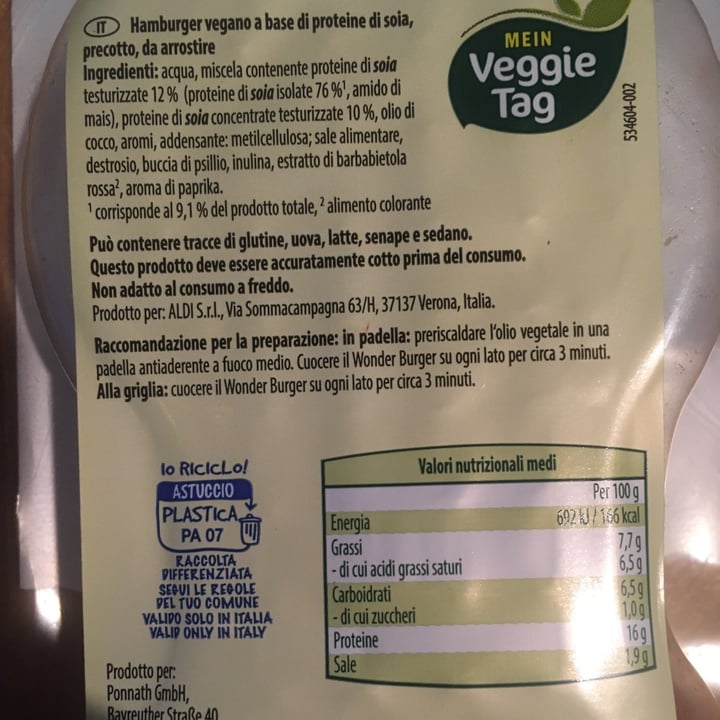 review photo of Mein Veggie Tag The Wonder Burger shared by @didisala on 03 Jul 2022 - review