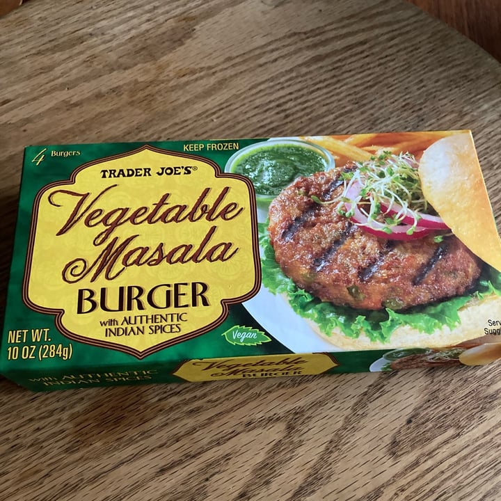 review photo of Trader Joe's Vegetable Masala Burger shared by @veena20 on 14 May 2022 - review