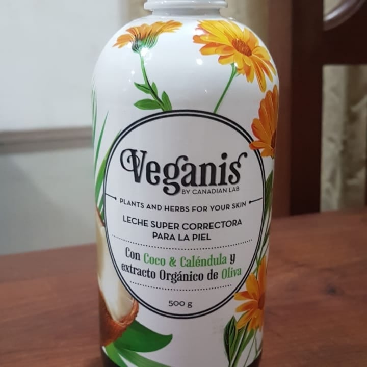 photo of Veganis LECHE SUPER CORRECTORA PARA LA PIEL Con Coco & Caléndula y extracto Orgánico de Oliva shared by @br3n on  05 Nov 2020 - review